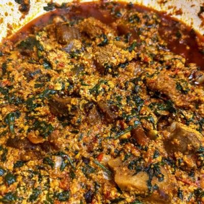 Nigerian egusi soup